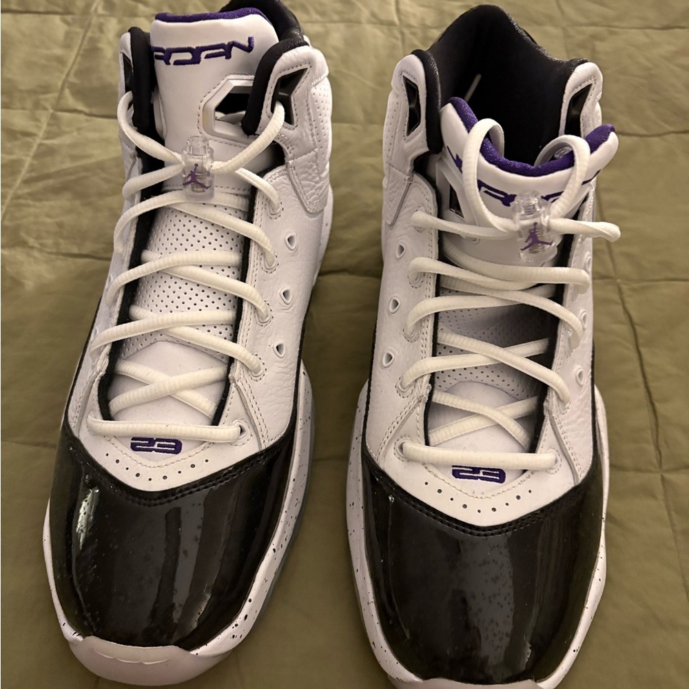 Nike Jordan White and Black Sneakers